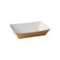 Vassoio antigrasso in cartone KRAFT+PE per pasticcerie e catering