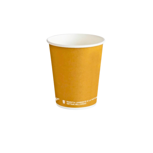 Bicchieri carta avana 80ml e coperchio