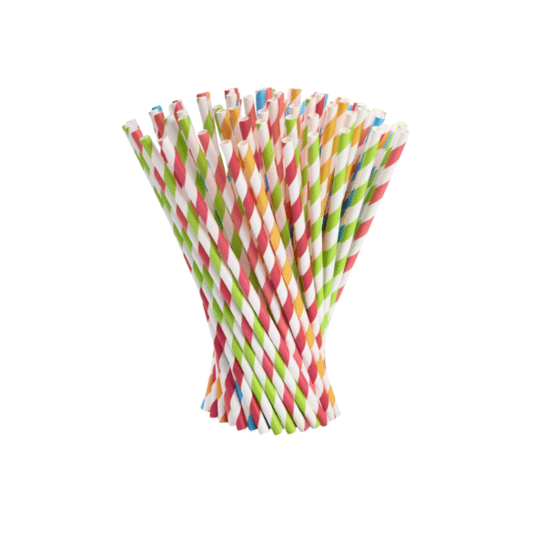 Cannucce carta  multicolor
