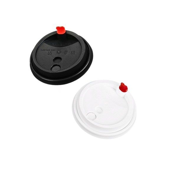 Coperchi bubble tea con cuoricino rosso