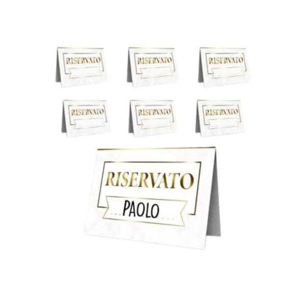 Segnaposto 8 x 8cm