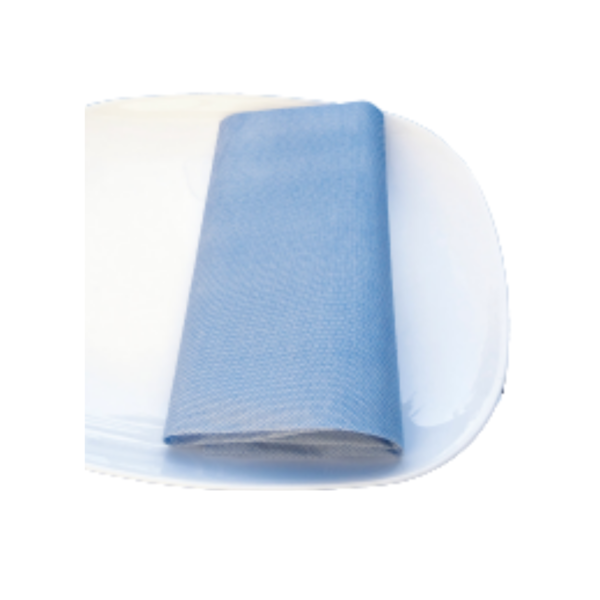 Tovaglioli Lino Nero 40x40 piegati